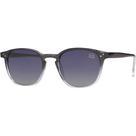 Óculos de Sol Feminino Original Degradê Redondo Polarizado UV400 Transparente