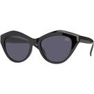 Óculos de Sol Feminino Original Polarizado UV400 Redondo Preto Grande Lançamento