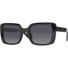 Óculos de Sol Feminino Preto Quadrado Grande Polarizado UV400 Village Heaven 6445