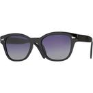 Óculos de Sol Feminino Preto Quadrado Polarizado Proteção UV400 Original Village Heaven 6154