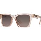 Óculos De Sol Feminino Quadrado Lente Marrom Polarizado 6163
