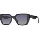 Óculos de Sol Feminino Quadrado Original Preto Casual Polarizado Detalhes Metal Dourado Village Heaven 6466