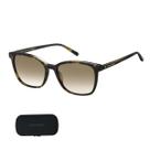 Óculos De Sol Feminino Tommy Hilfiger Havana TH 1723S Tamanho 54