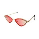 Óculos De Sol Femininos Com Gradiente Multicolorido Estilo Vintage Sem Armação Com Strass 2023