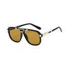 Óculos De Sol Femininos Com Lentes Gradientes Em Grande Tamanho UV400 Estilos Decorativos Metálicos Óculos De Sol Femininos Com Lentes Gradientes Em Grande Tamanho UV400 Estilos Decorativos Metálicos
