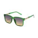 Óculos De Sol Femininos Estilo Quadrado Para Ciclismo Com Gradiente Anti-UV400 Acessórios De Marca Óculos De Sol Femininos Estilo Quadrado Para Ciclismo Com Gradiente Anti-UV400 Acessórios De Marca