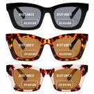 Óculos de sol femininos Hubeye Bifocal Oprah Style, pacote com 3 +2,5