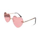 Óculos De Sol Femininos Modernos Em Formato De Coração Sem Aro GM LUMIAS Vintage De Cor Sólida Para