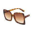 Óculos De Sol Femininos Oversized Com Gradiente, Armação Grande, Designer De Moda, Plástico UV400