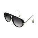 Óculos De Sol Femininos Oversized Estilo Piloto Com Ponte Dupla E Lentes Gradientes Design Luxuoso Óculos De Sol Femininos Oversized Estilo Piloto Com Ponte Dupla E Lentes Gradientes Design Luxuoso