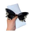 Óculos De Sol Femininos Oversized Vintage Y2K Com Design De Borboleta Em Diamante Sem Armação
