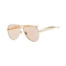 Óculos De Sol Femininos Retrô Com Armação De Metal Em Formato De Sapo, Óculos De Grife Para Uso
