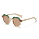 Óculos De Sol Femininos Retrô Com Armação Fashion, Bloqueio De Luz Azul UV400, Estilo Vintage