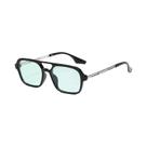 Óculos De Sol Femininos Retrô Olho De Gato Com Ponte Dupla E Armação Quadrada UV400 - Óculos De Moda