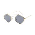 Óculos De Sol Femininos Retrô Vintage Com Diamantes UV400, Armação De Metal Dupla, Estilo Punk,
