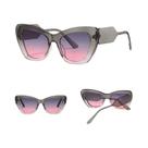 Óculos De Sol Femininos Vintage Com Gradiente, Hastes Vazadas E Cores Vibrantes Da Moda Óculos De Sol Femininos Vintage Com Gradiente, Hastes Vazadas E Cores Vibrantes Da Moda