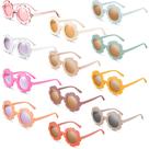 Óculos de sol Flutesan Kids Flower Shaped, redondos, 12 pares
