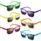 Óculos de sol Flutesan Pixel Miner Party Favors (12 pares)