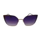 Óculos de Sol FMF Feminino Borboleta Dourado com Lente Roxa Degradê Estilo e Proteção UV Óculos de Sol FMF Feminino Borboleta Dourado com Lente Roxa Degradê Estilo e Proteção UV