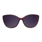 Óculos de Sol FMF Feminino Borboleta Roxo Degradê Estilo e Proteção UV