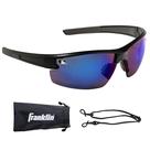 Óculos de Sol Franklin Sports Retangulares - Pretos - 72 mm