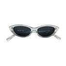 Óculos de sol Gatinho Transparente lente Cinza UV