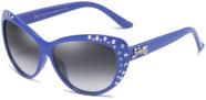 Óculos de sol Giselle Retro Cat Eye Rhinestone UV400 Kids