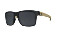 Óculos de sol hb h-bomb 2.0 matte black wood gray polarized