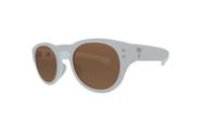 Óculos de sol hb mavericks matte pearled white brown