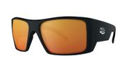 Óculos de sol hb rocker 2.0 matte black red chrome