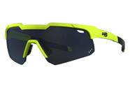 Óculos de sol hb shield evo m neon yellow gray Óculos de sol hb shield evo m neon yellow gray