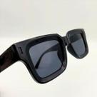 Óculos de Sol HD DOM Design Quadrado, Bordas Largas e Lentes Fumê para um Look Super Moderno!