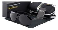 Óculos De Sol Hdcrafter Aviador Original Com Proteção Uv400 Preto Preto Preto Preto Óculos De Sol Hdcrafter Aviador Original Com Proteção Uv400 Preto Preto Preto Preto