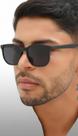 Óculos de Sol Hexagonais Proteção UV400 Acetato
