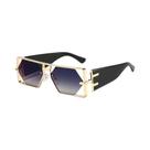 Óculos De Sol Hexagonais Unissex 2025 Estilo Steampunk Hip Hop Com Design Oco Quadrado Luxuoso