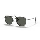 Óculos de Sol Hexagonal Preto Polarizadas Ray-Ban