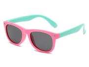 Óculos de sol infantil de silicone flexível sea kids