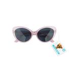 Óculos De Sol Infantil Pimpolho Rosa Glitter/Retro