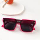 Óculos de Sol Infantil UV400 Plástico Quadrado Feng