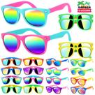 Óculos de sol infantis GIFTINBOX, pacote com 24 lembrancinhas de festa Neon Age 3-8