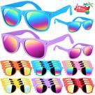 Óculos de Sol Infantis GINMIC Neon com Proteção UV400 - Pacote com 24 Unidades (3 a 8 anos)