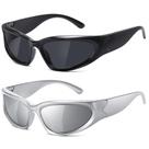 Óculos de Sol JASPIN Y2K - Armação Oval, com Proteção UV400 - Unissex