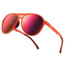 Óculos de sol Jefoo Retro Aviator Polarizados 100% UV Blocking