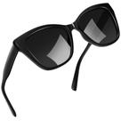 Óculos de sol Joopin Black Cateye Acetate polarizados para mulheres