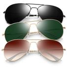 Óculos de sol Joopin Classic Aviation Polarized, pacote com 3 unidades, UV400