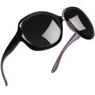 Óculos de sol Joopin Jackie Butterfly Polarized Black Purple Óculos de sol Joopin Jackie Butterfly Polarized Black Purple