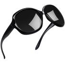 Óculos de sol Joopin Oversized Black Polarizados para Mulheres Óculos de sol Joopin Oversized Black Polarizados para Mulheres