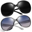 Óculos de sol Joopin Oversized Polarizados para mulheres preto+cinza