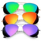 Óculos de sol Joopin Polarized Metal Aviation, pacote com 3 unidades UV400