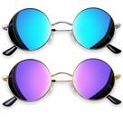 Óculos de sol Joopin Round Mirrored UV400 Protection, pacote com 2